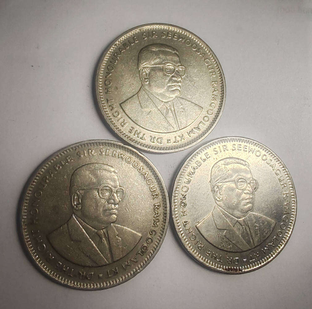 Mauritius 1 Rupee LOT