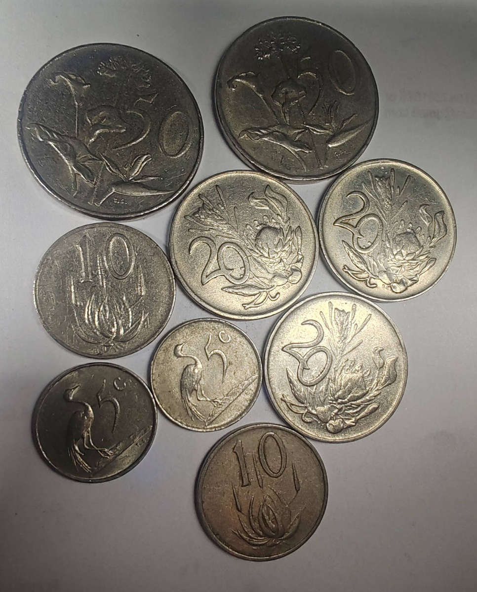 Old SA Coin LOT