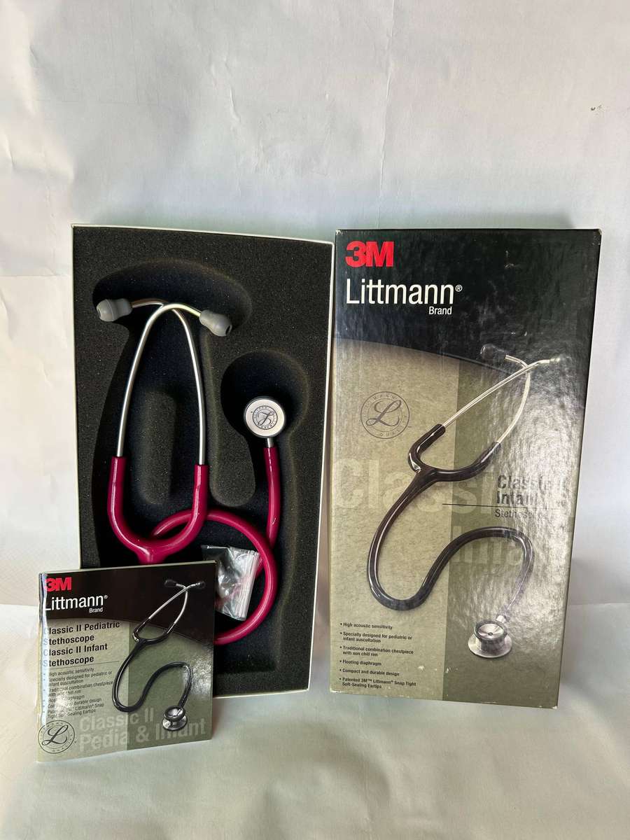 Littmann Classic II Infant Stethoscope (Raspberry and Stainless Steel Finish)