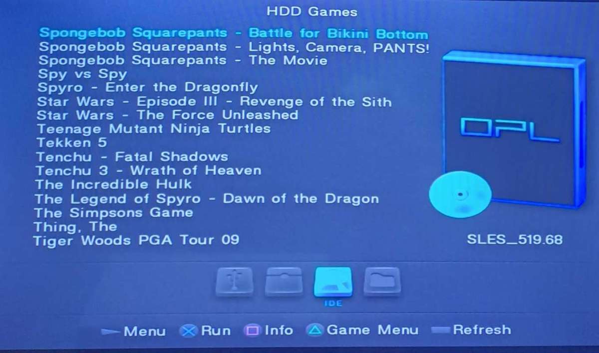 Modded phat silver Playstation 2