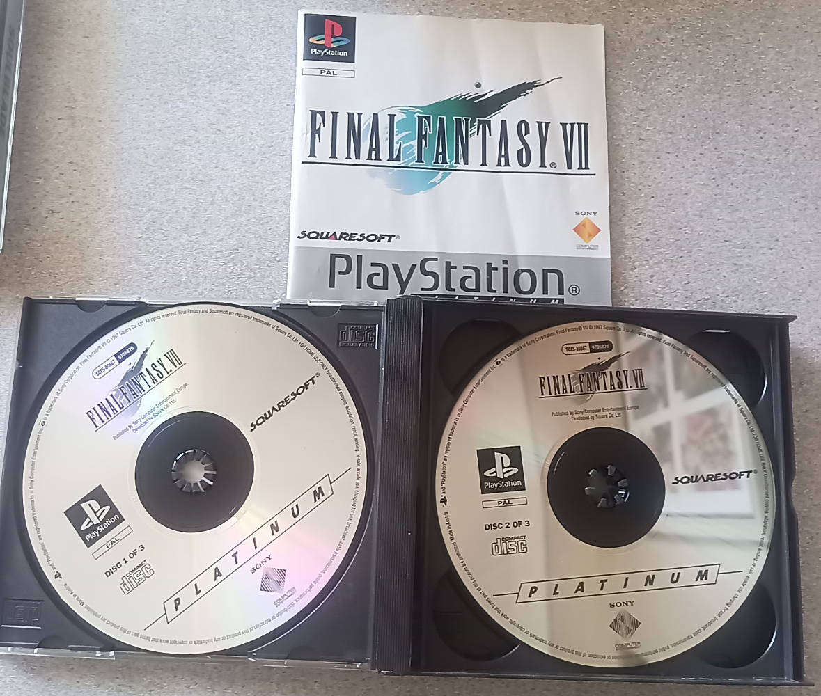 Final fantasy vii pal ps1 game