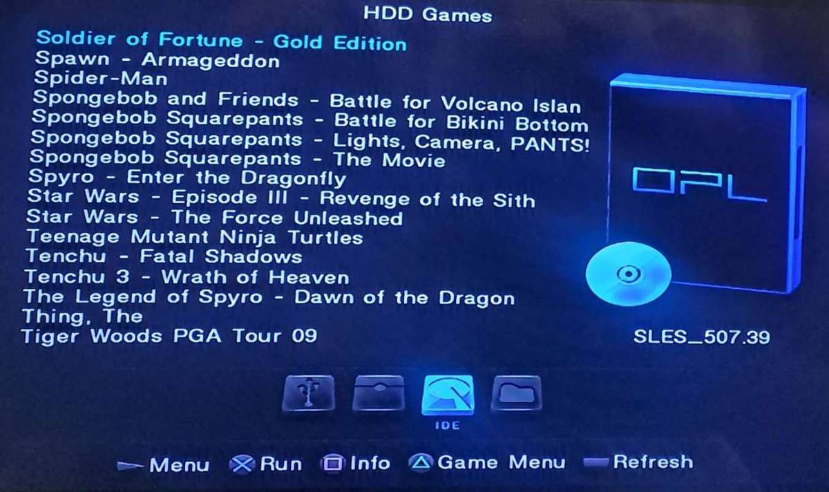 Digital only phat ps2 console with 178 games installed