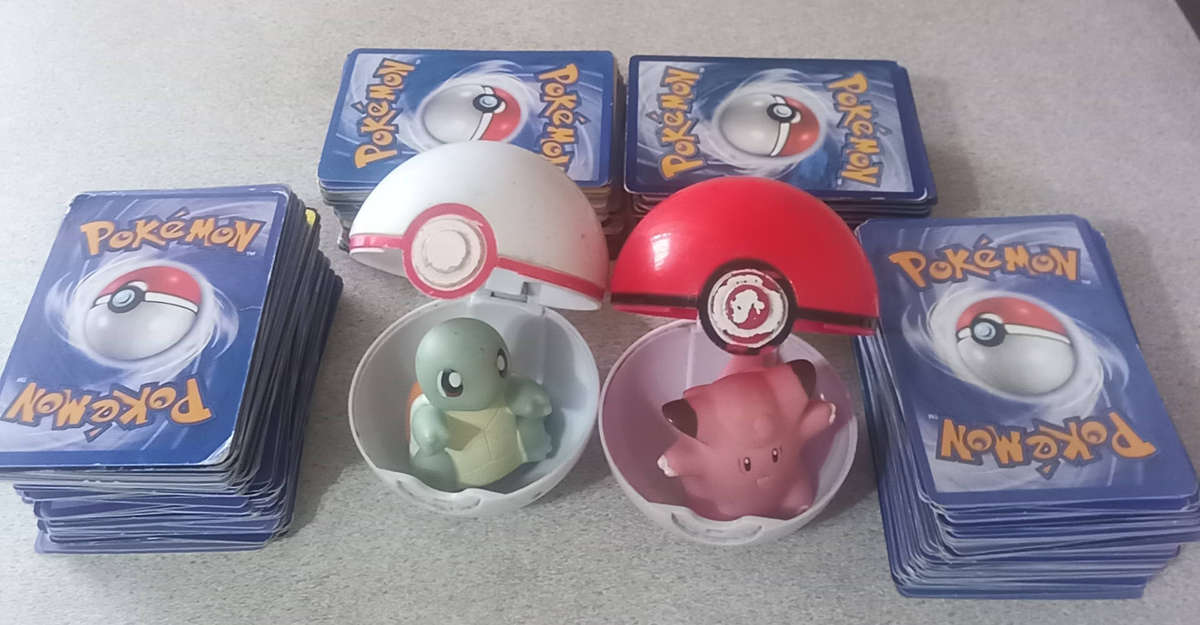 Pokemon cards and toys