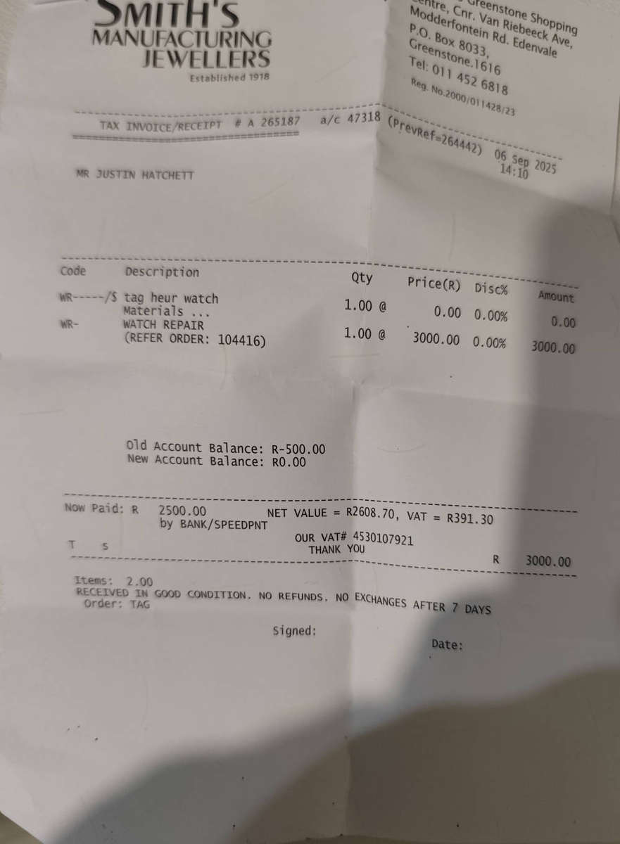 Tag Heuer 2000 Professional Series Watch  Fully Serviced, Excellent Condition!