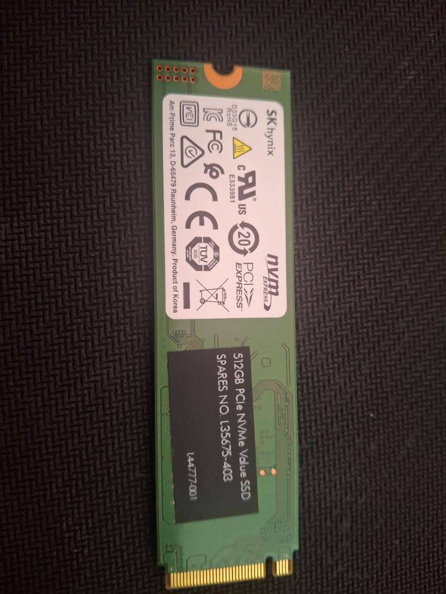 512GB NVME SSD