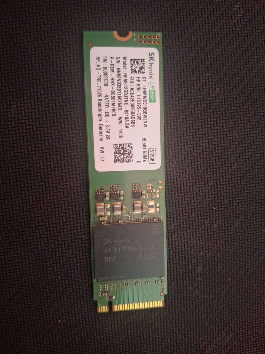 512GB NVME SSD