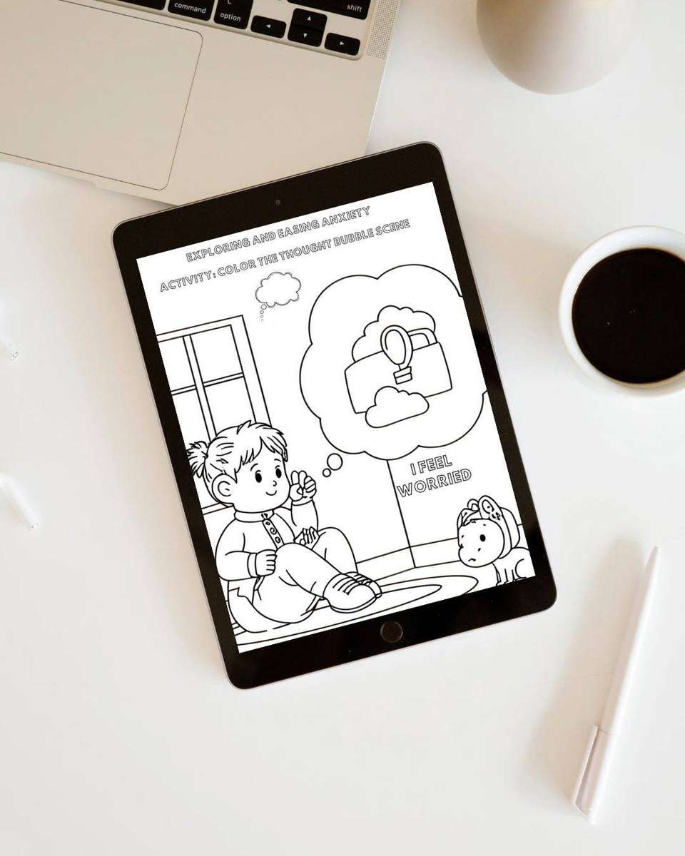 Color Your Calm :  Emotional Regulation Book for Children