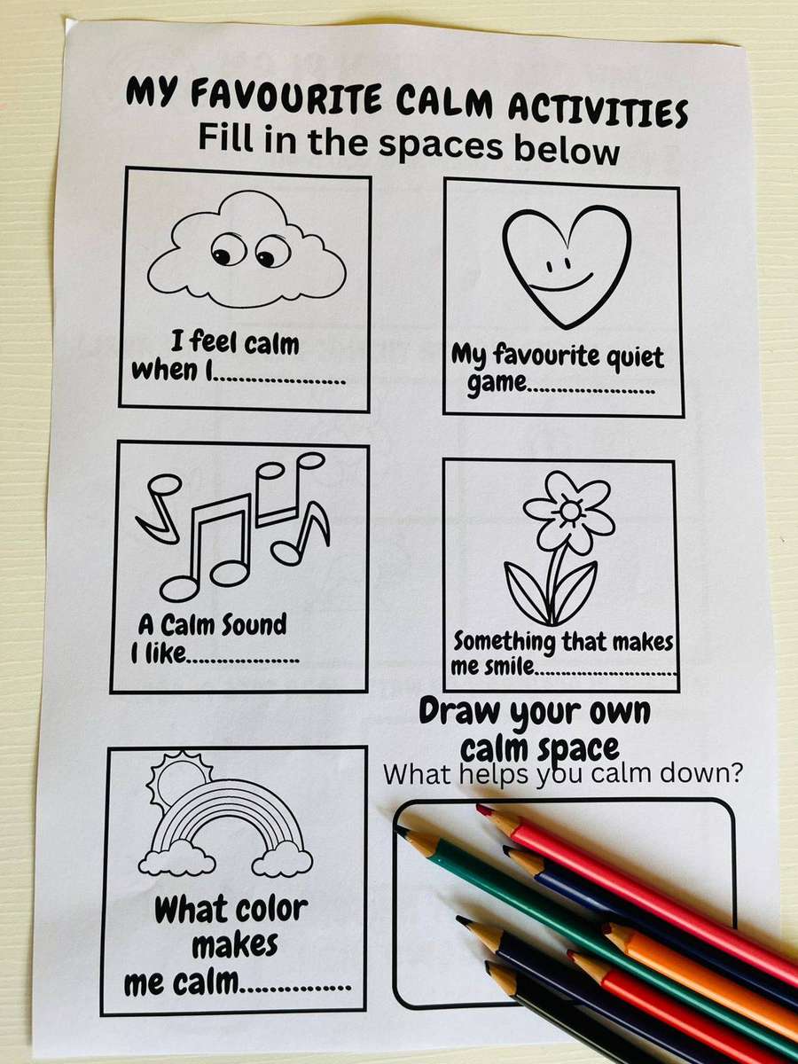 Color Your Calm :  Emotional Regulation Book for Children