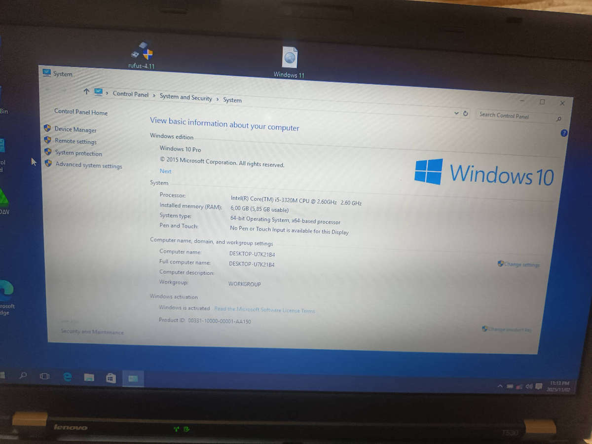 Selling Lenovo T530 core i5 laptop