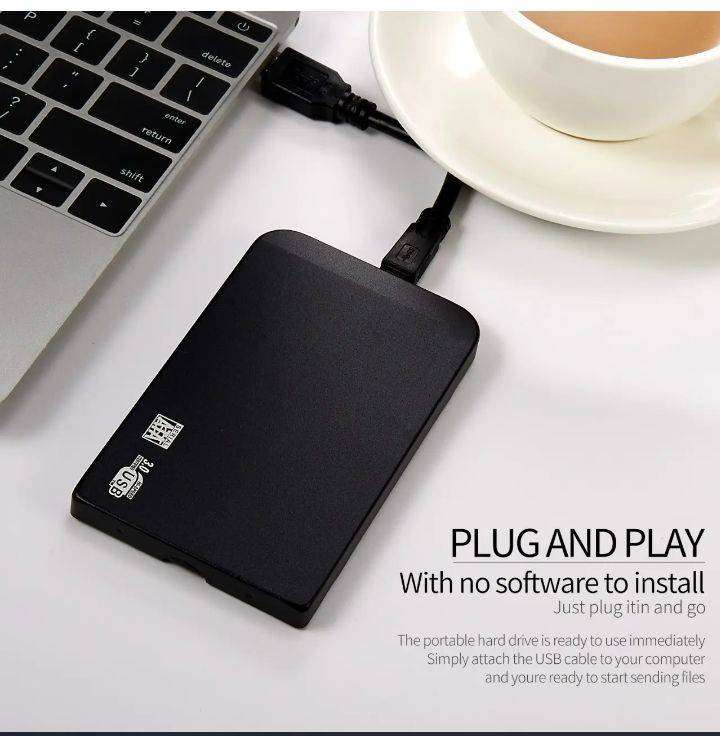 Portable External SSD Hard Drive  4TB High-Speed USB 3.1 Solid State