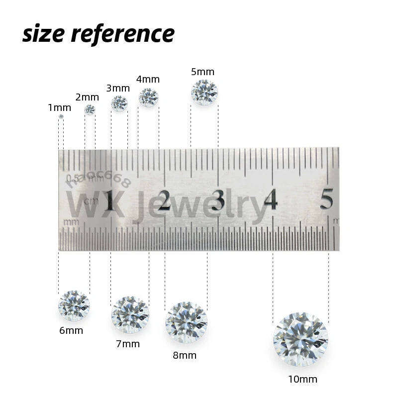 Round Cut Lavender Lot 68 Loose cubic zirconia AAAAA CZ stone Quality