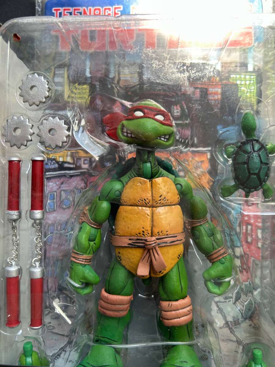 NECA Ninja Turtles TMNT figure lot x 3, Mummy mikey, comic mikey, utrom opened