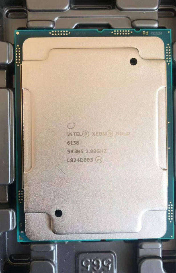 Intel® Xeon® Gold 6138 20 Cores 40 Threads Processor 27.5M Cache, 2.00 GHz