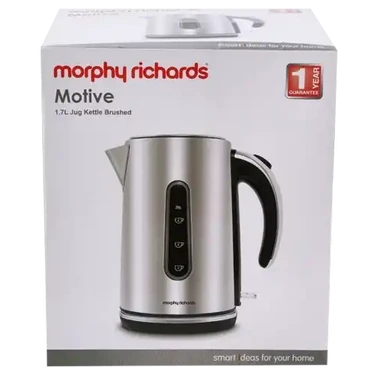 Morphy Richards Motive Brushed Jug Kettle 1.7L