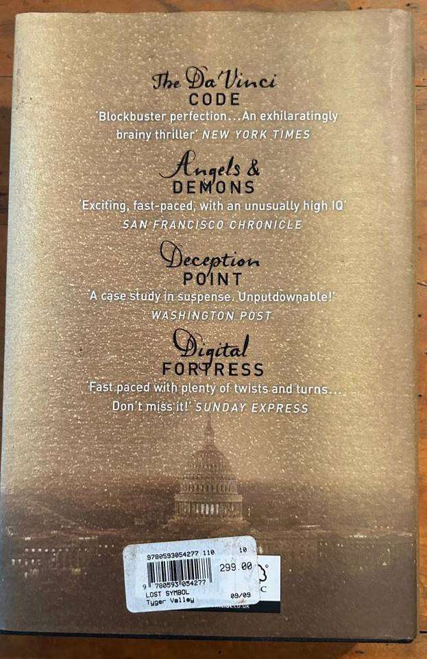Dan Brown - The Lost Symbol - Hard cover