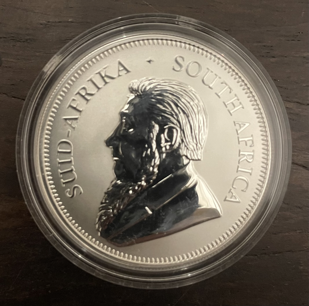 2017 1oz Fine Silver Krugerrand Premium Uncirculated