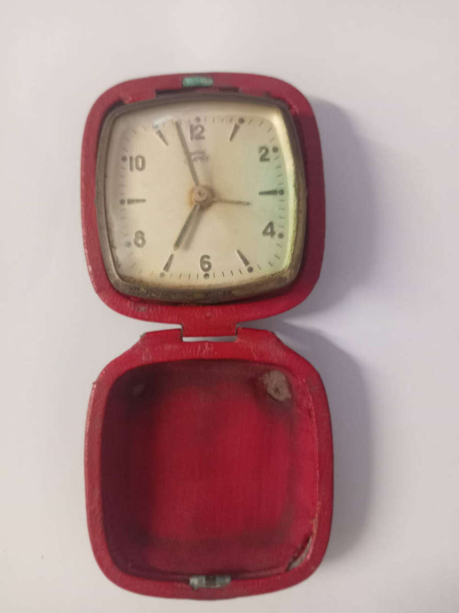 Smiths Empire Travel Alarm Clock.  Needs attention.