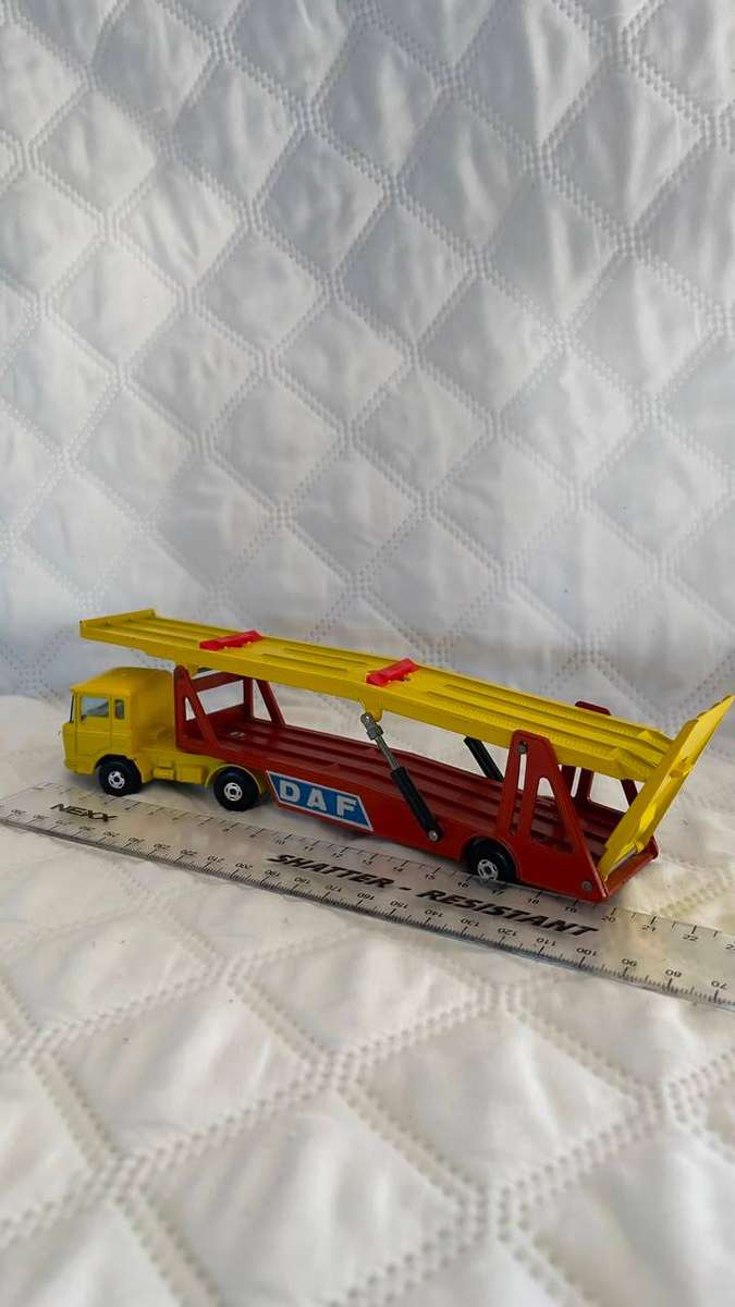 Original Matchbox SUPER KINGS KII DAF CAR TRANSPORTER