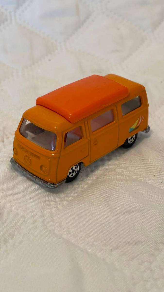 Vintage 1970s Matchbox Superfast No. 23 Volkswagen Camper Van