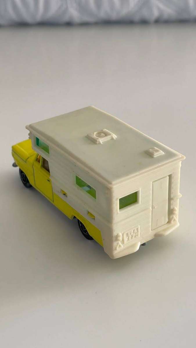 Vintage 1970s Majorette 1/80 scale Dodge Camper