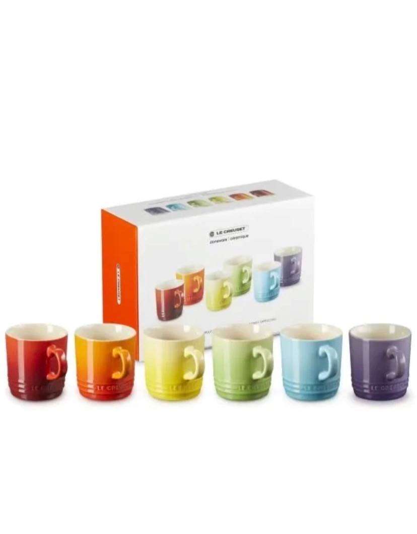 Stoneware Rainbow 6ins Cups