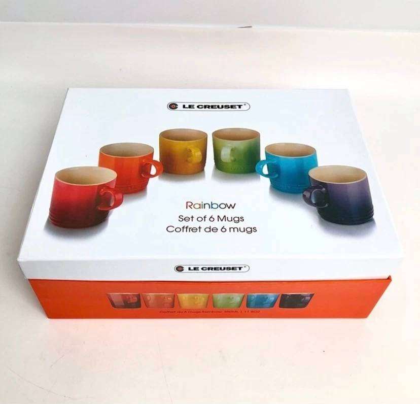 Stoneware Rainbow 6ins Cups