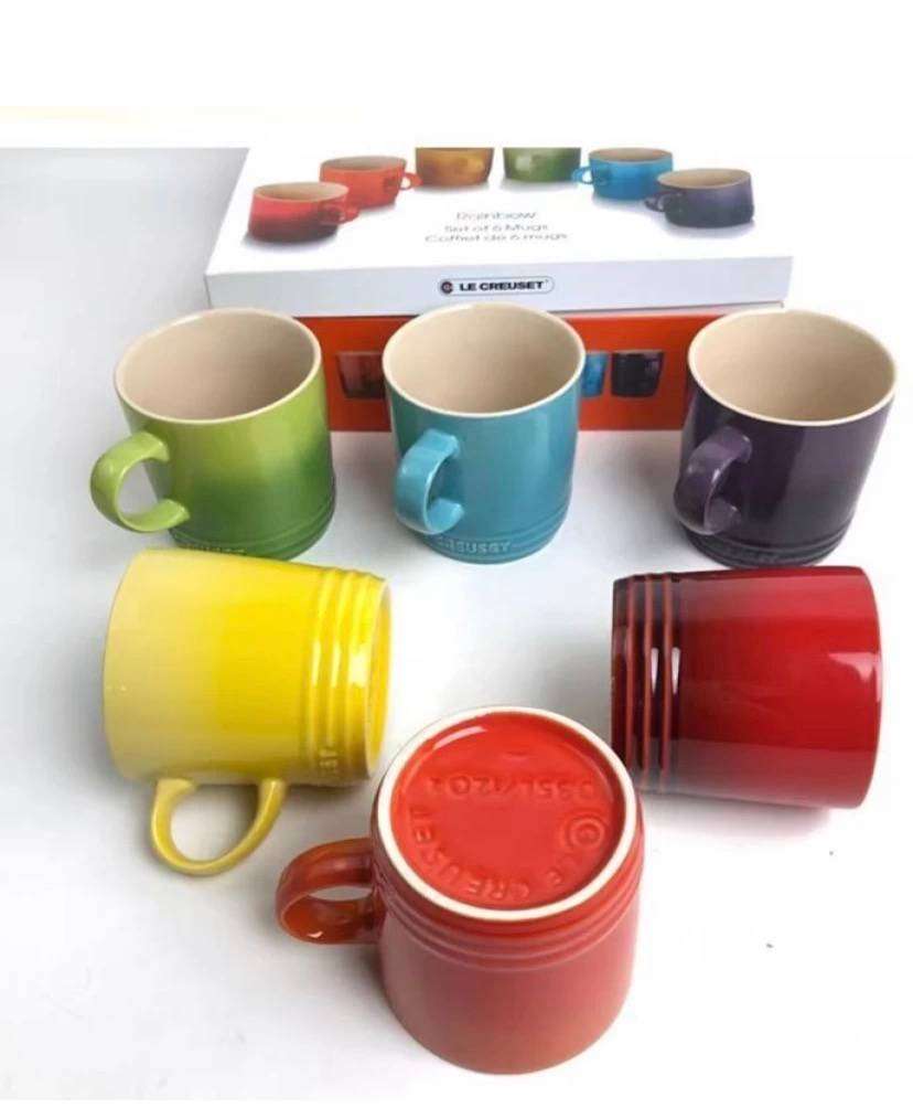 Stoneware Rainbow 6ins Cups