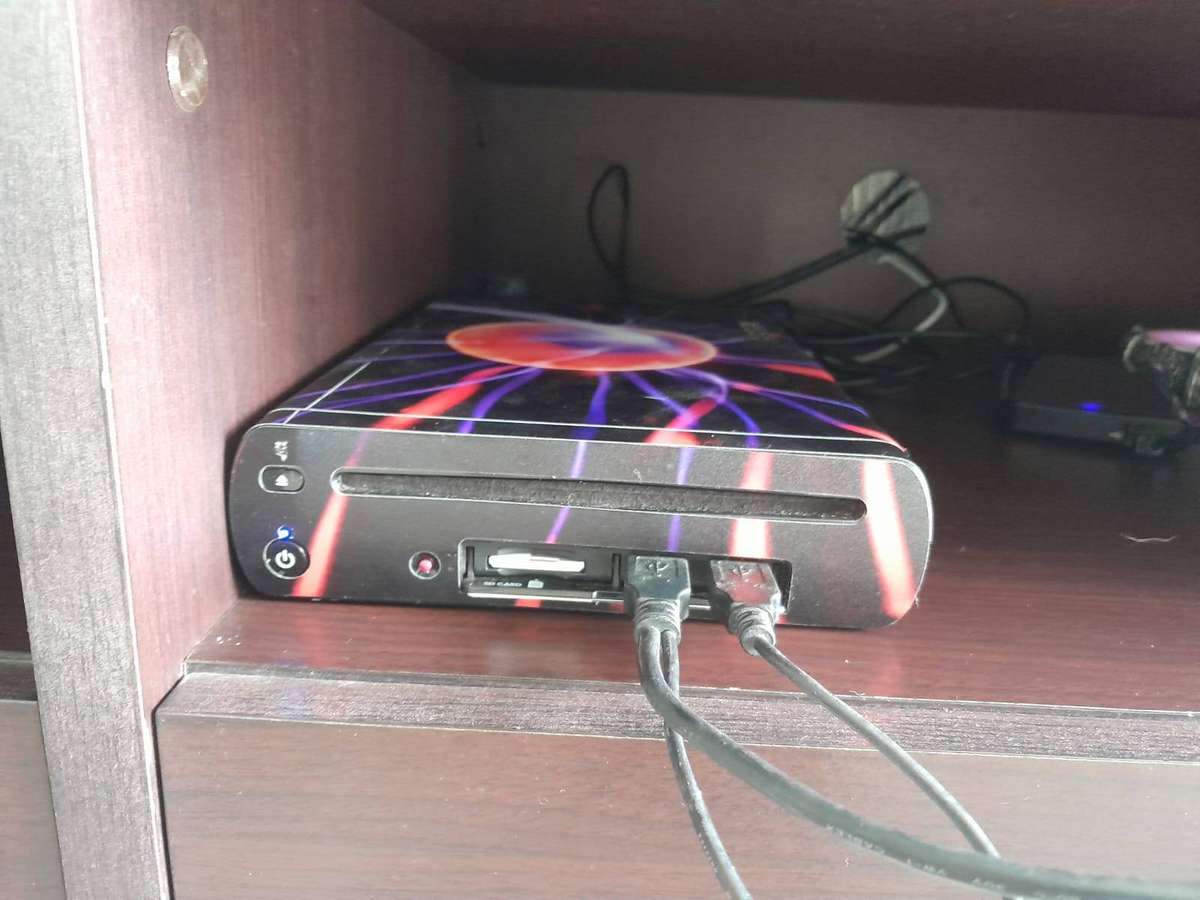 Modded Nintendo Wii U Console