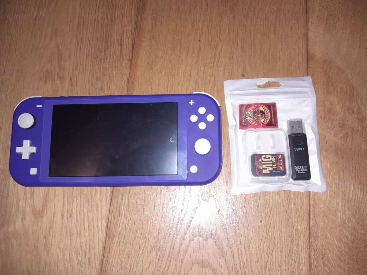Nintendo Switch Lite With MIG Switch Card