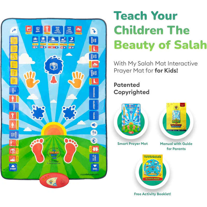 Casey Smart Islamic Educational Prayer Mat