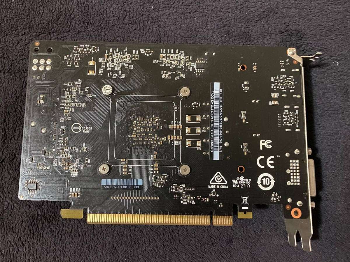 MSI GTX 1050ti 4gb without external power. One year carry in warranty