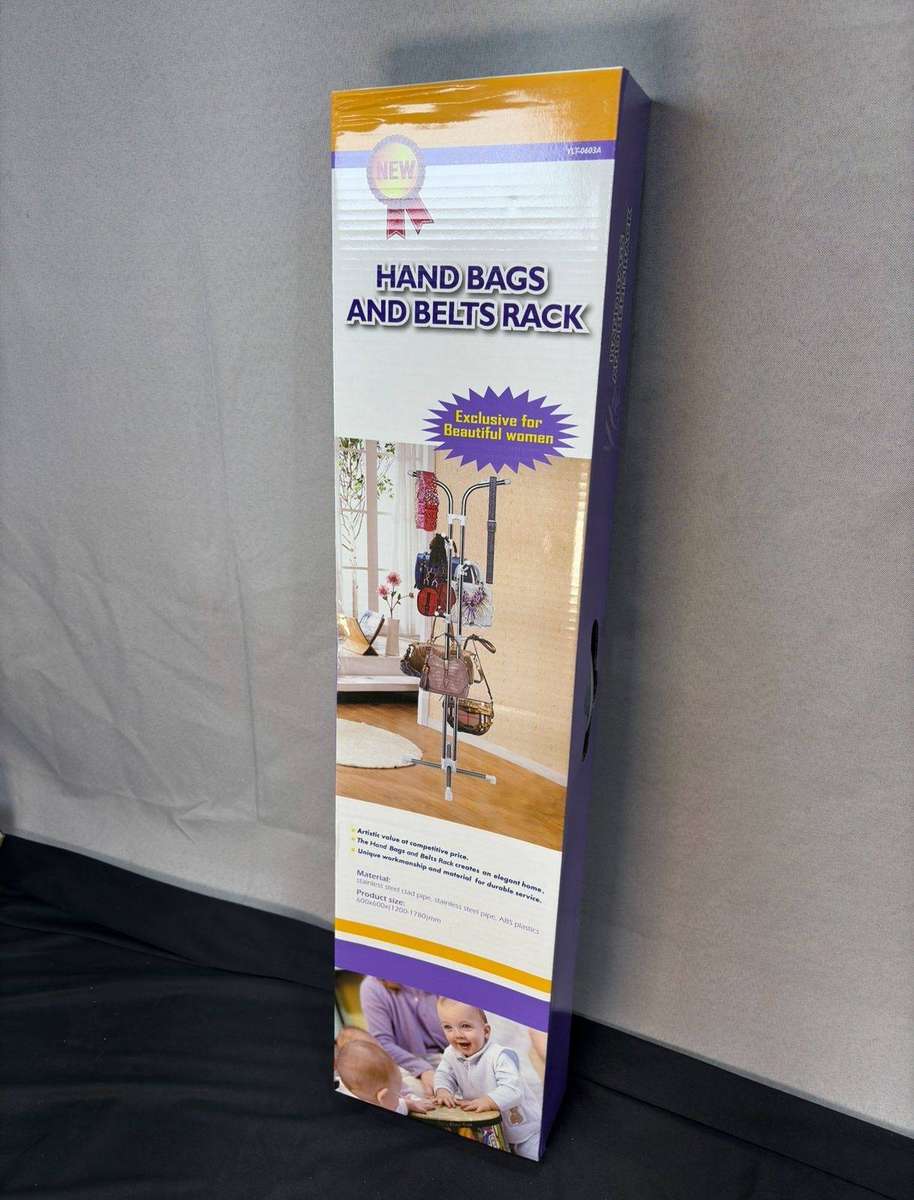 Hand Bag And Belts Rack