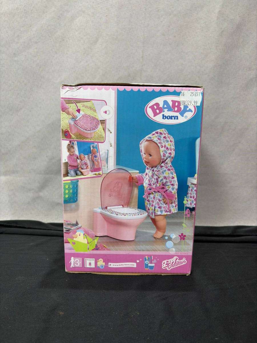 Baby Born Doll Toilet Set
