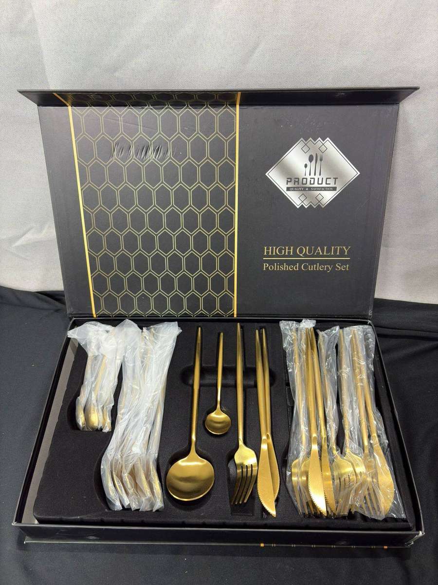 Gold Cutlery Set