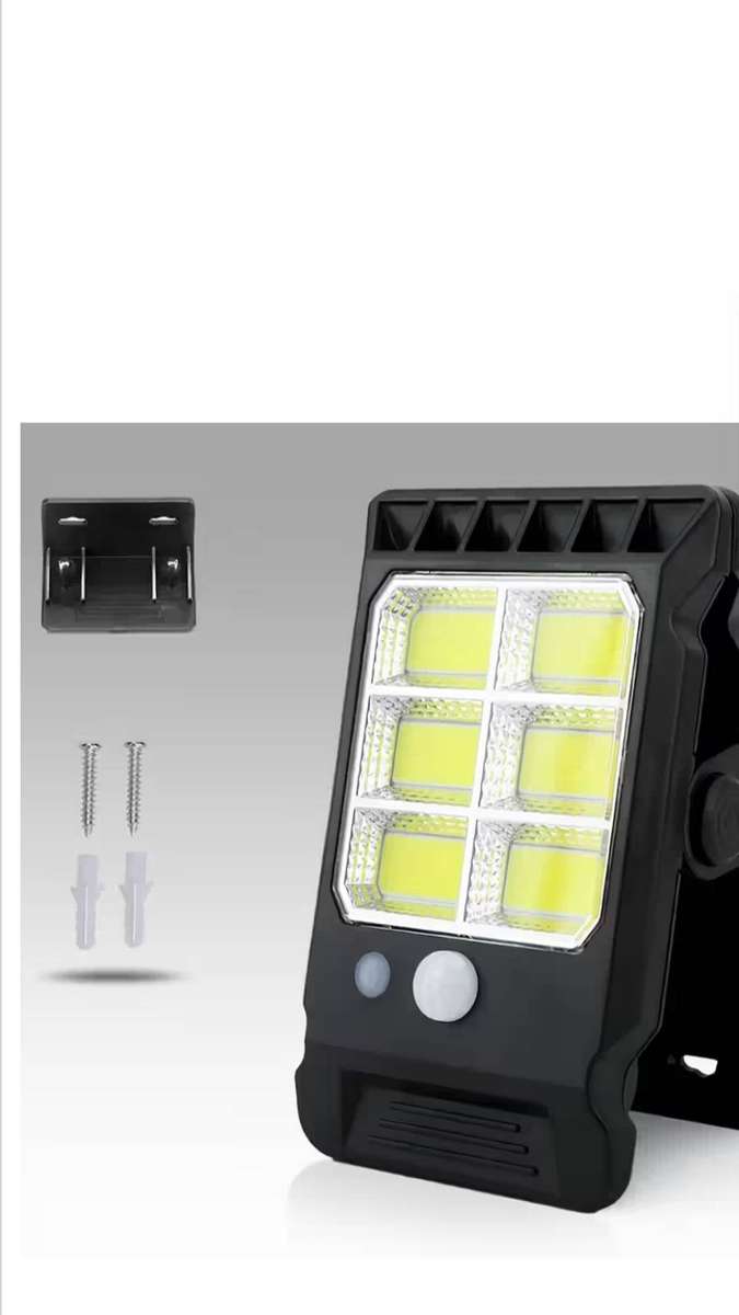 24COB Add6 grids Solar clip-on wall lamp Outdoor Solar Light