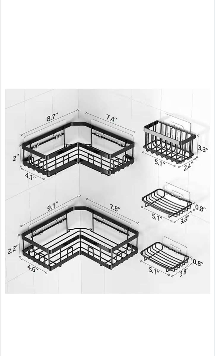 5 Pack Shower Caddy