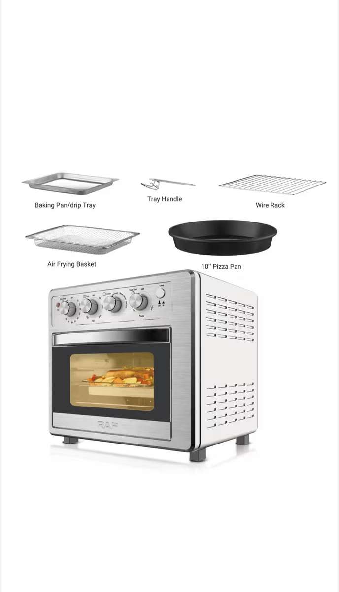25L Electric Oven &Air Fryer &Toaster 3in1