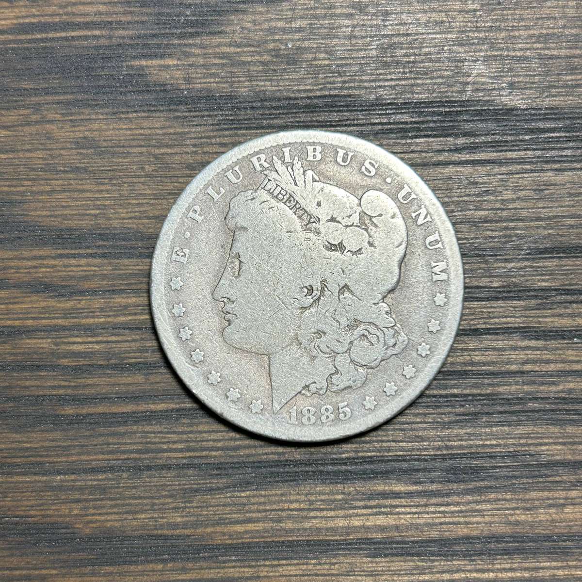 1885 USA Morgan Dollar - Weight 24.06g Silver 0.900 - Capsule Included