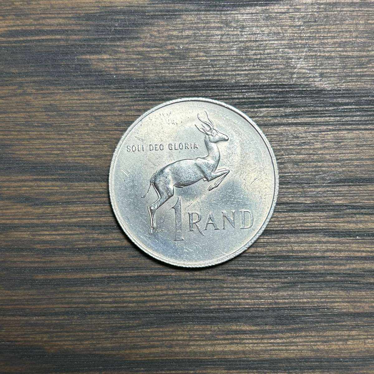 1967 South Africa  Hendrik Verwoerd 1 Rand - Weight 15.00g Silver 0.800 - Capsule Included