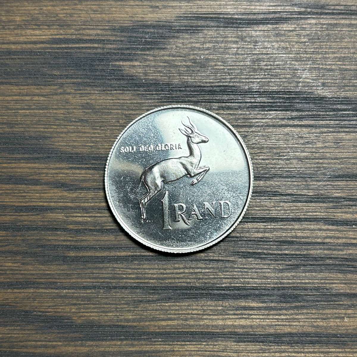 Proof 1968 South Africa 1 Rand - Weight 15.00g Silver 0.800 - Capsule Included