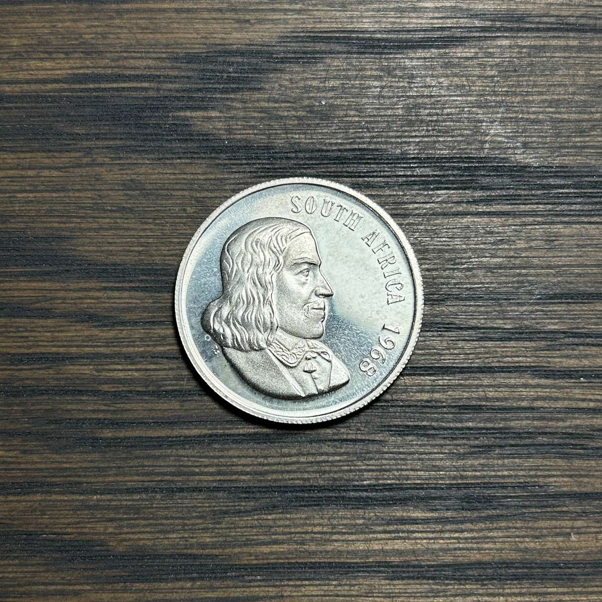 Proof 1968 South Africa 1 Rand - Weight 15.00g Silver 0.800 - Capsule Included