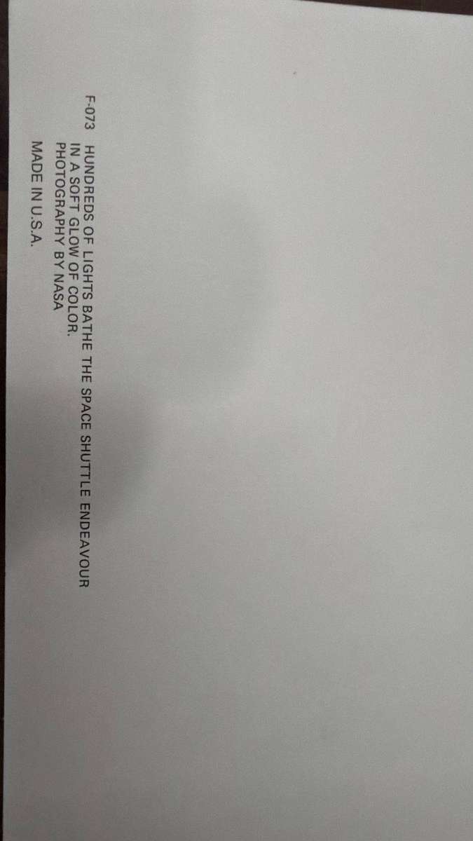 Space Shuttle Collection Posters - Lights around Endeavour