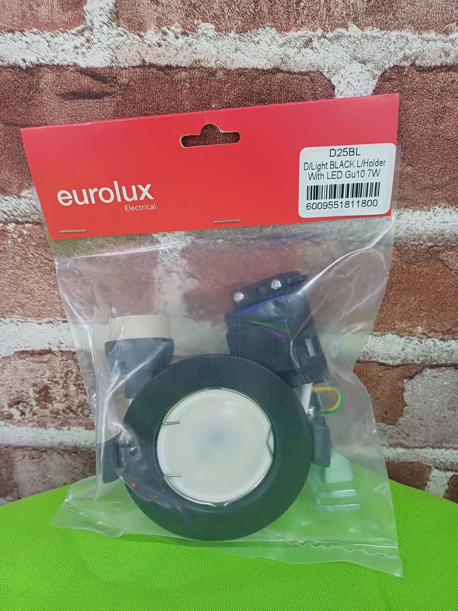 BLACK DOWNLIGHT COMPLETE SET