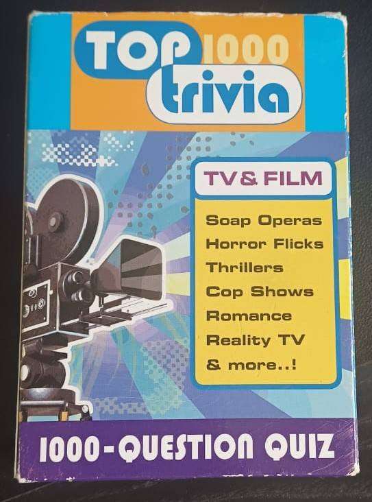 Top 1000 Trivia TV & Film Quiz  Complete Set (Used)