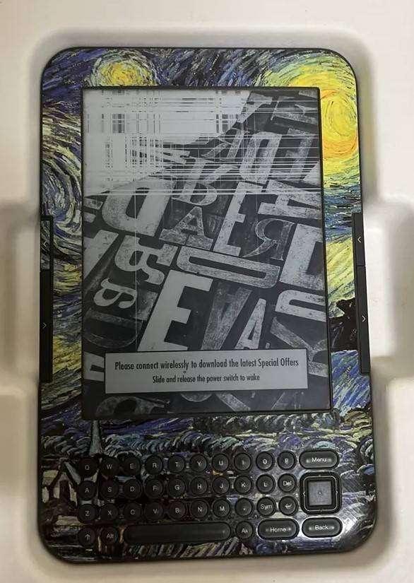 Kindle Keyboard 3rd Generation E-Reader | For Parts or Repair