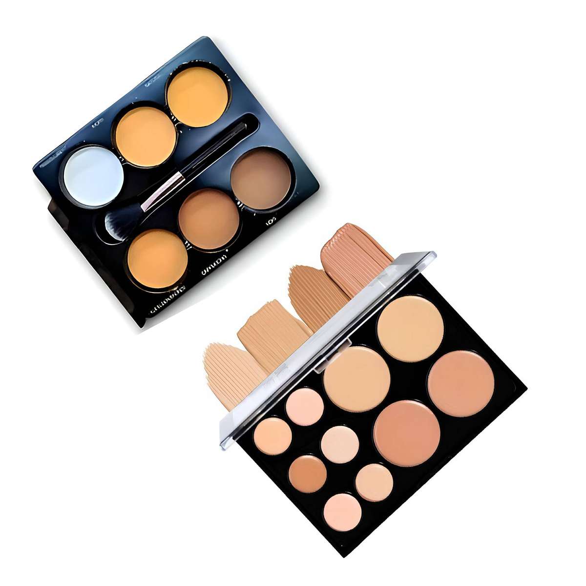 1 x 10-Colours Concealer Palette Matte & 1x Kiko Girl Contour Powder Palette