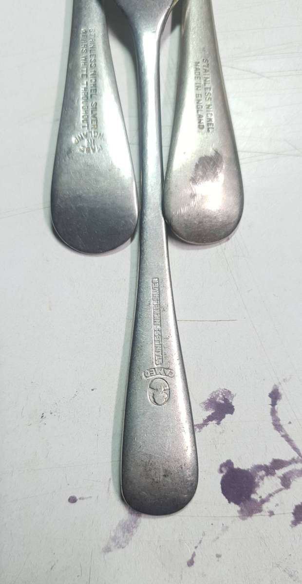 Collection of 10 Heavy duty Hallmarked forks from BENGAL SILVER & Others.