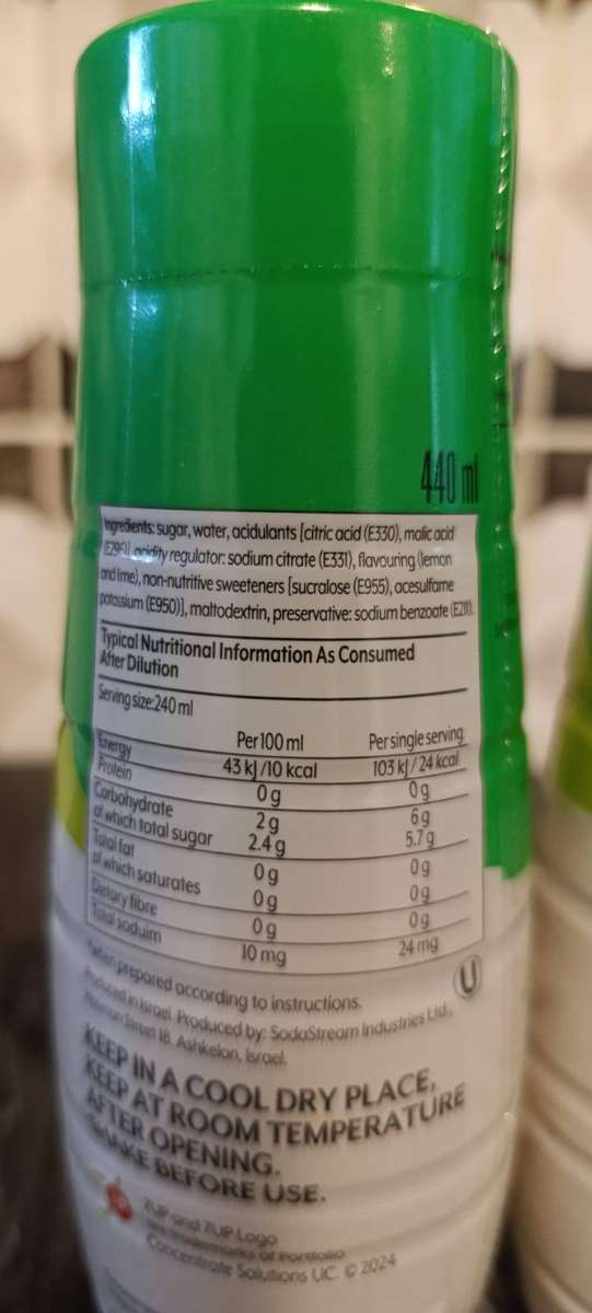 2x SodaStream 7UP Syrups