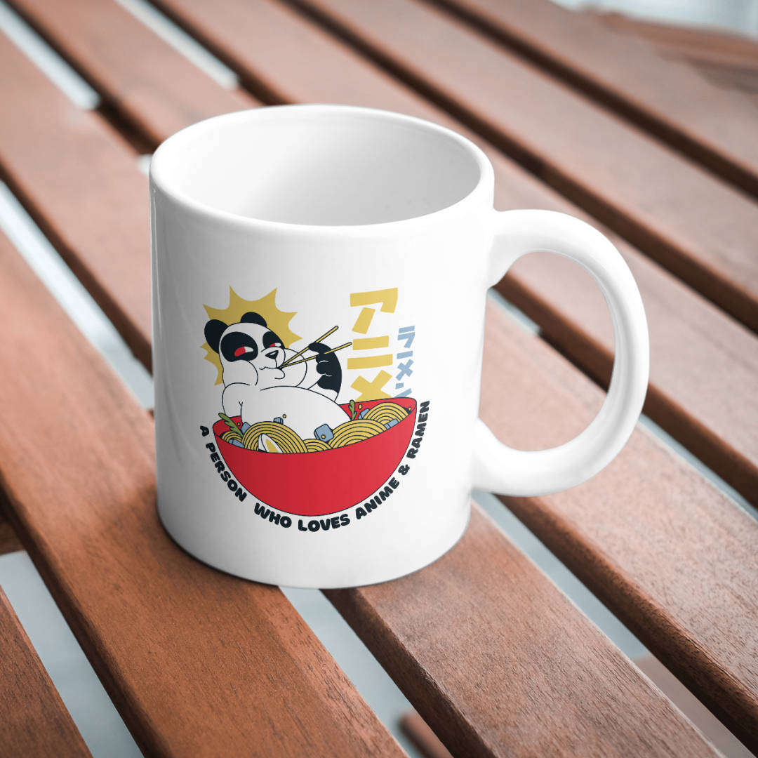 Panda Anime and Ramen (Mug)