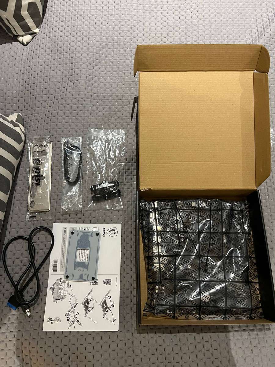 MSI A520m Pro Motherboard + CPU COOLER Combo